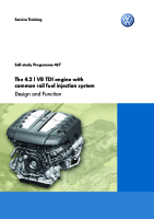 VW - SSP 467 The 4.2 l V8 TDI engine 